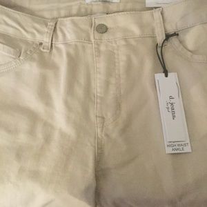 COPY - COPY - Jeans/khaki color high waste ankle skinny …